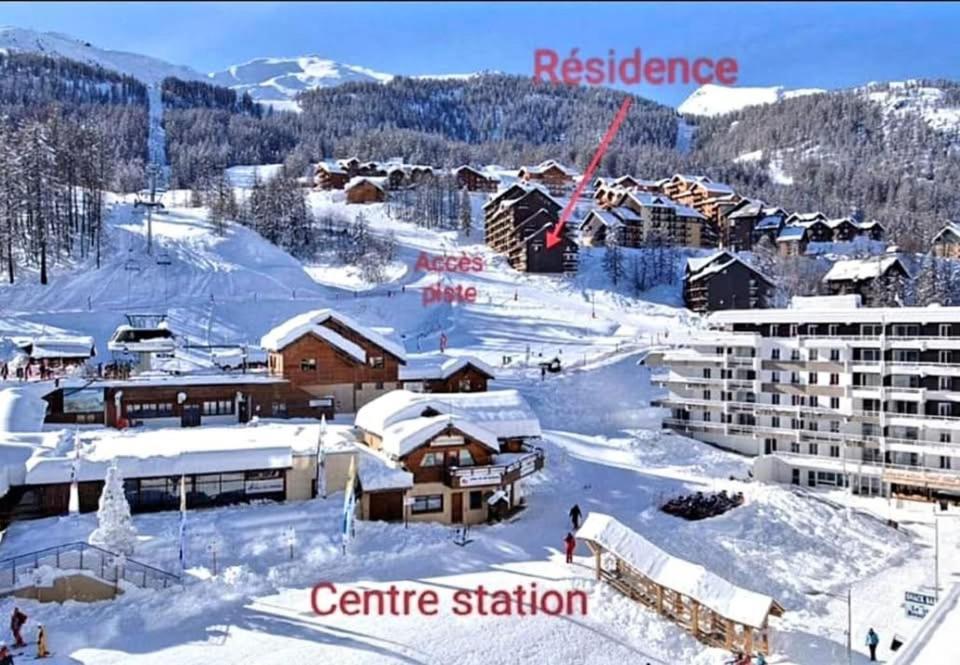 Appartement Au Pied Des Pistes Puy-Saint-Vincent Exterior foto